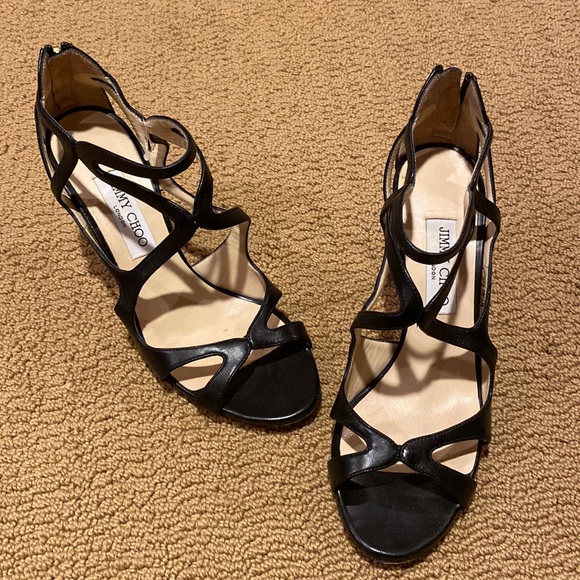 Jimmy Choo Shoes - Black Jimmy Choo strappy sandals